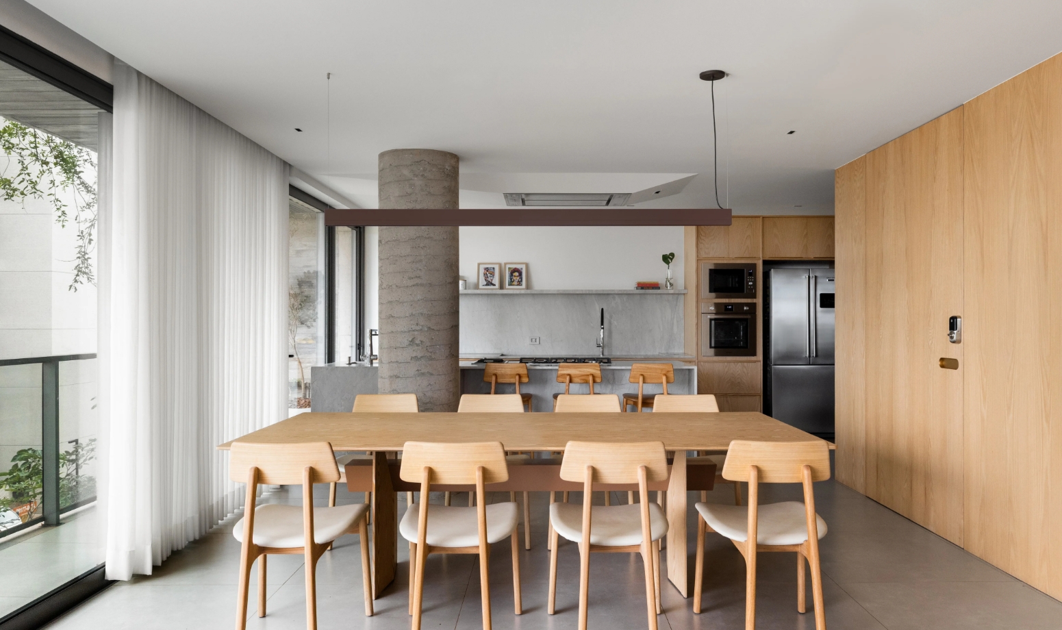 Alma Apartment Decor BLOCO Arquitetos Dining area