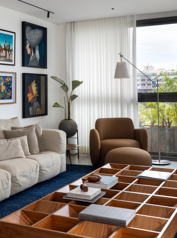 Alma Apartment Decor BLOCO Arquitetos Furniture