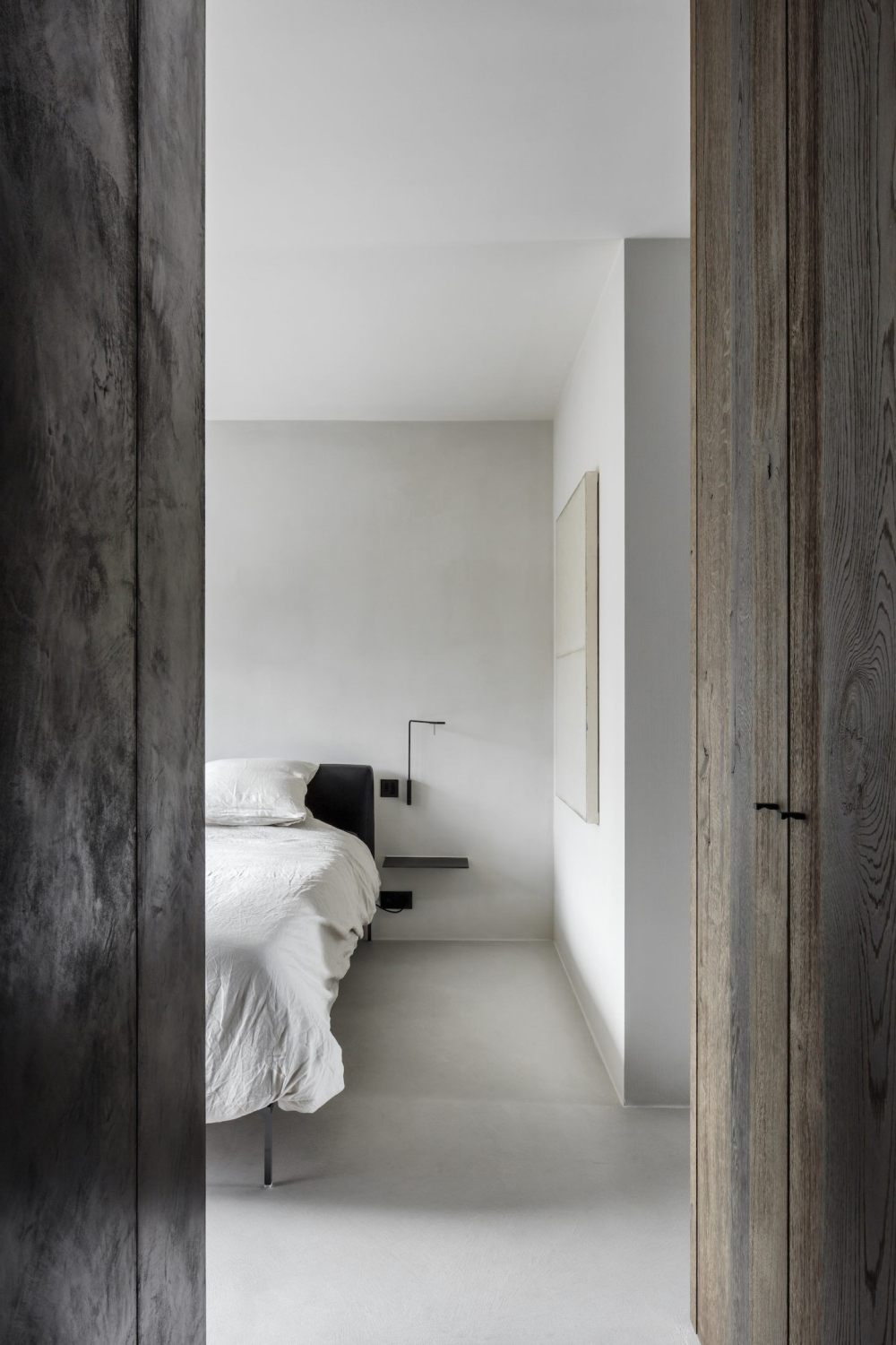 Belgian Arjaan De Feyter Apartment Interior Designe bedroom area