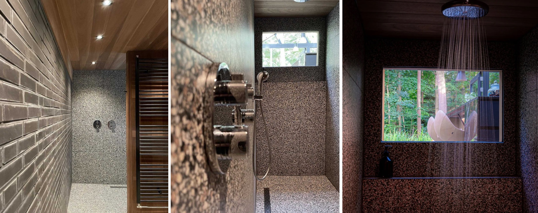 Glass Extension by GetAway Projects BV bathroom design