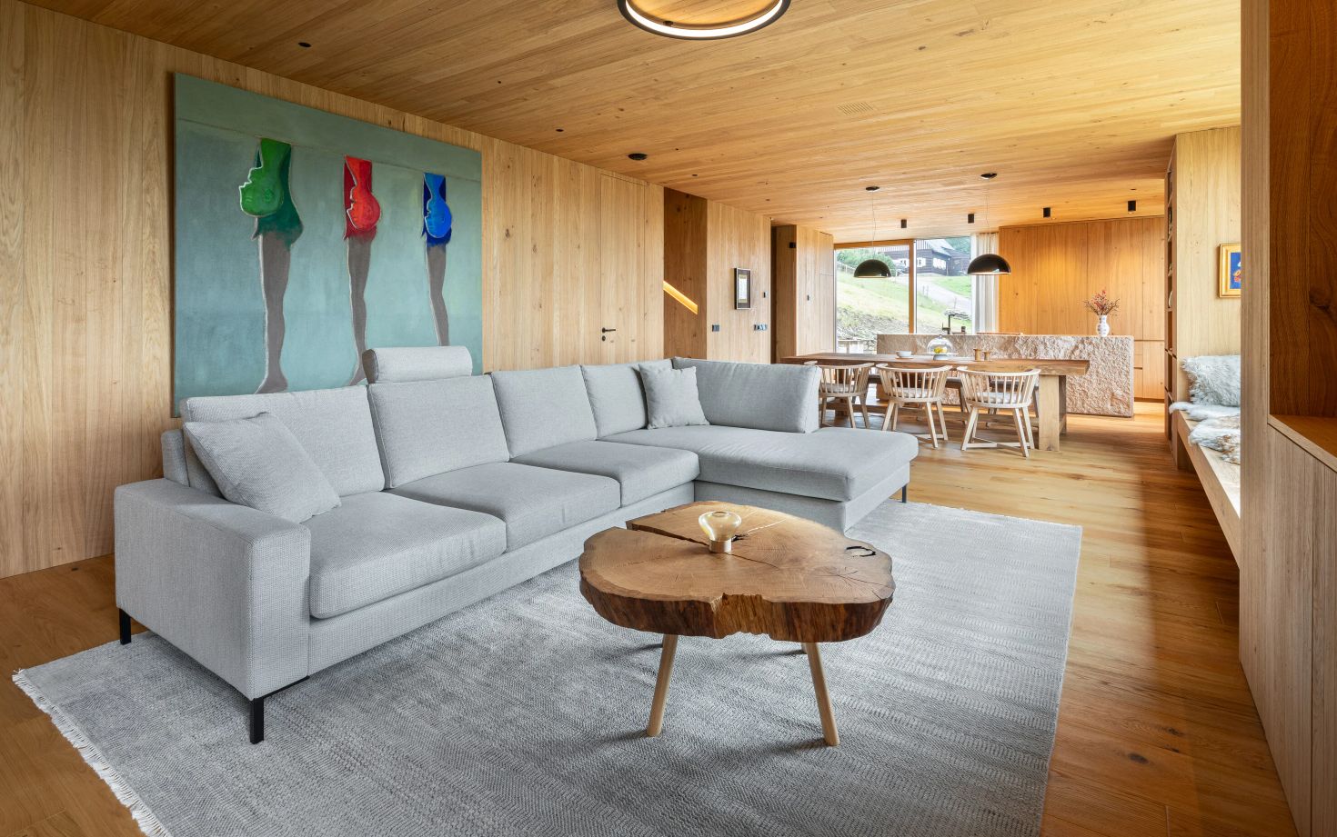 Horni Mala Upa Mountain Chalet OK PLAN ARCHITECTS in Czech Rep living room