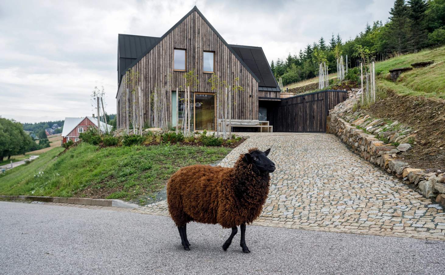 Horni Mala Upa Mountain Chalet OK PLAN ARCHITECTS in Czech Rep view