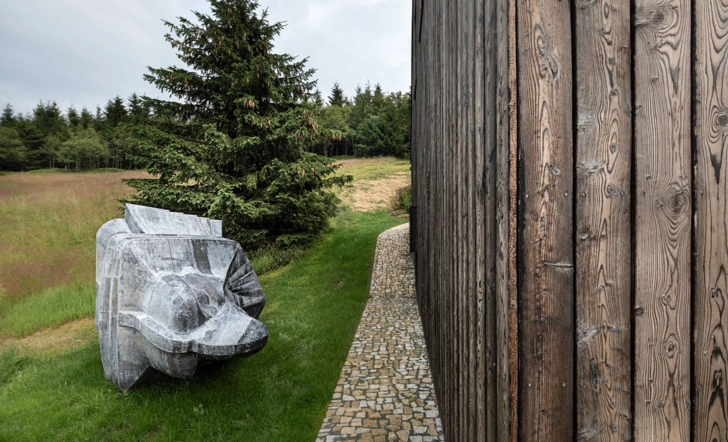 Horni Mala Upa Mountain Chalet OK PLAN ARCHITECTS in Czech Rep wood facade