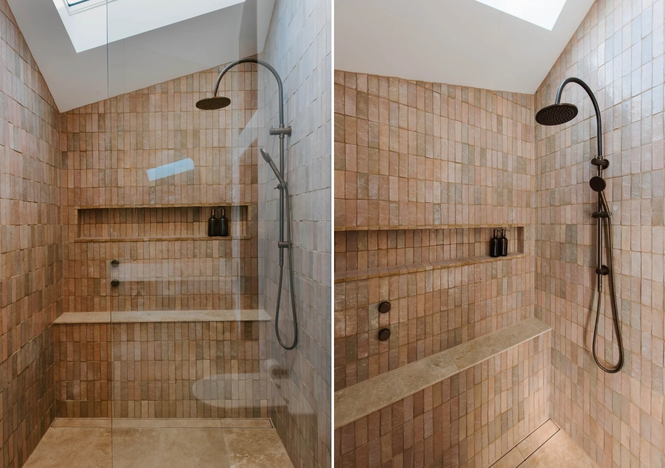 Kavillo Studios Mudgee shower layout