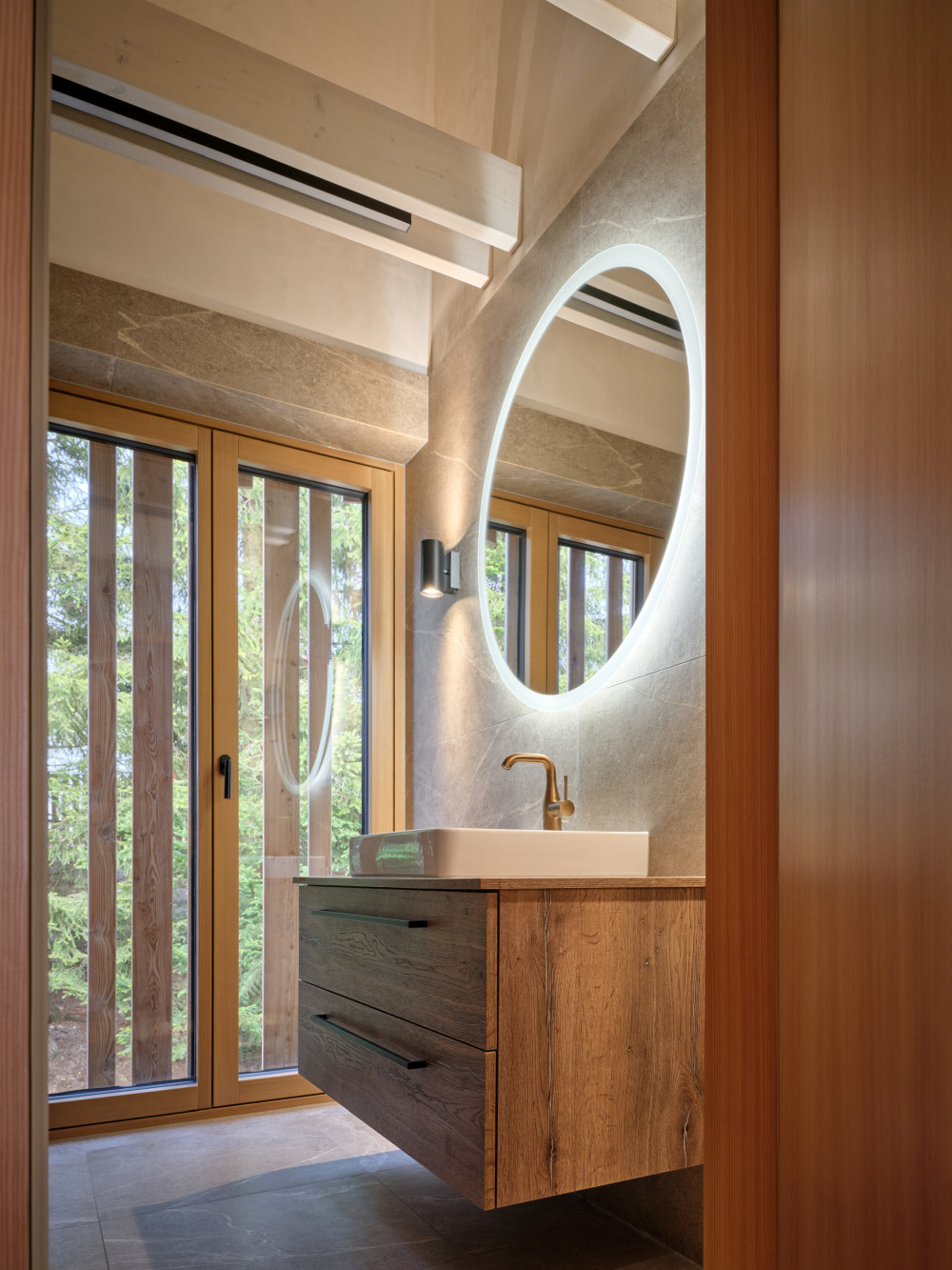 Kohutka Cottage SENAA architekti bathroom decor area