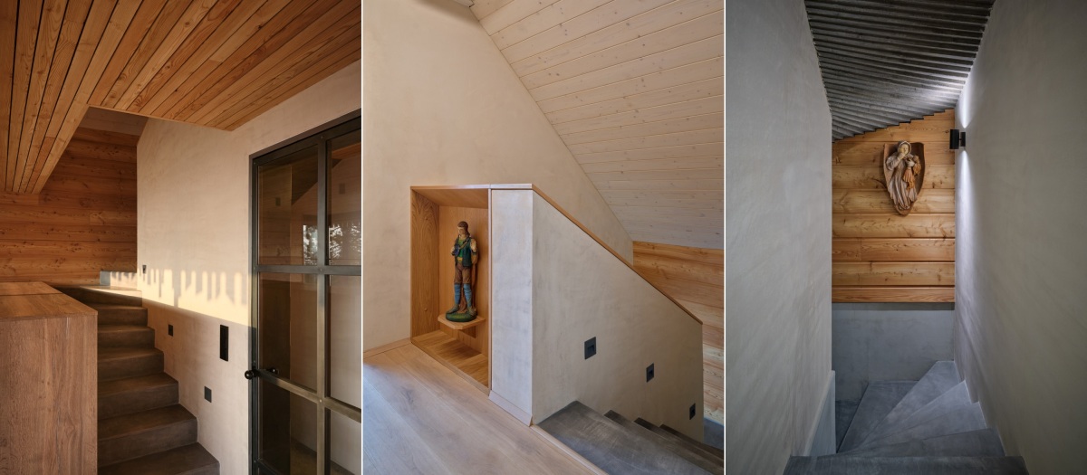 Kohutka Cottage SENAA architekti staircase