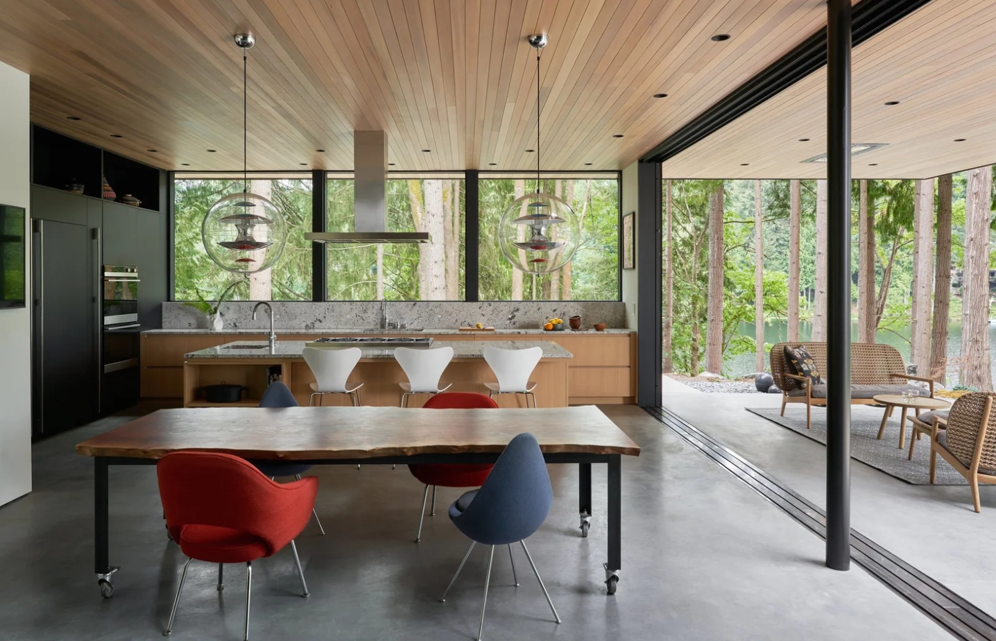 Lakefront House from Stephenson Design Collective kitchen