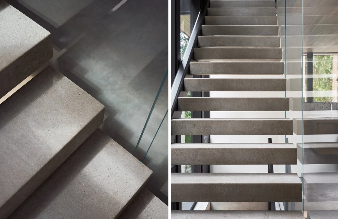 Lakefront House from Stephenson Design Collective stairs