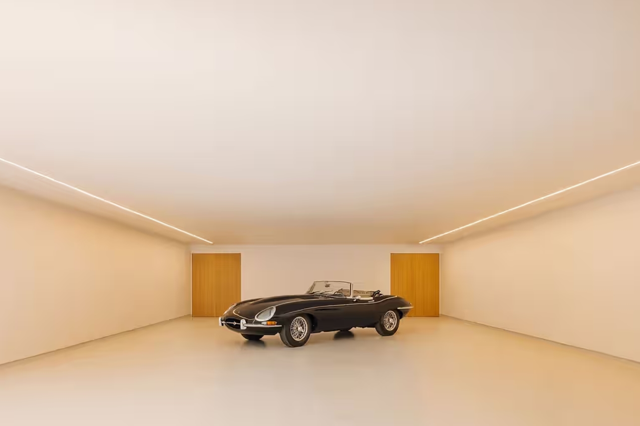 Portugal V shape architecture house garage