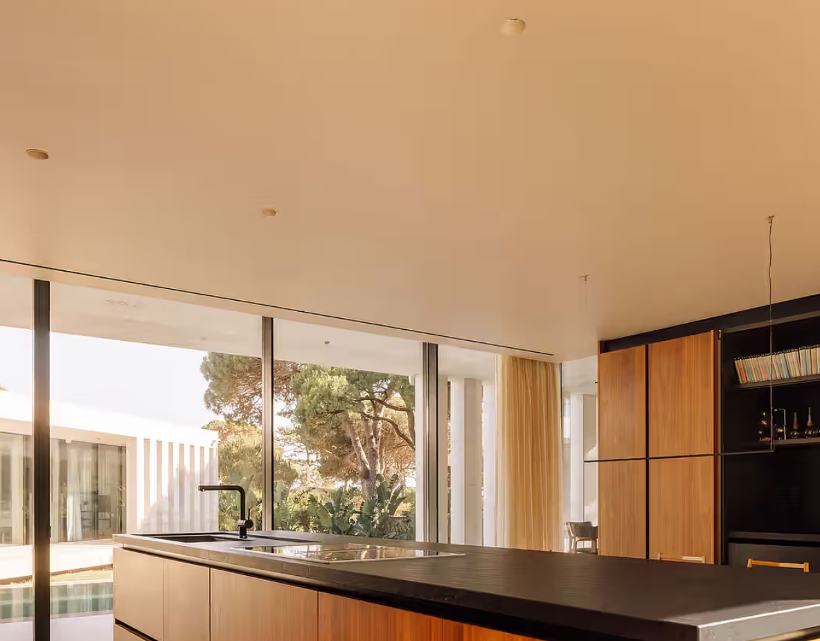 Portugal V shape architecture house kitchen decopr