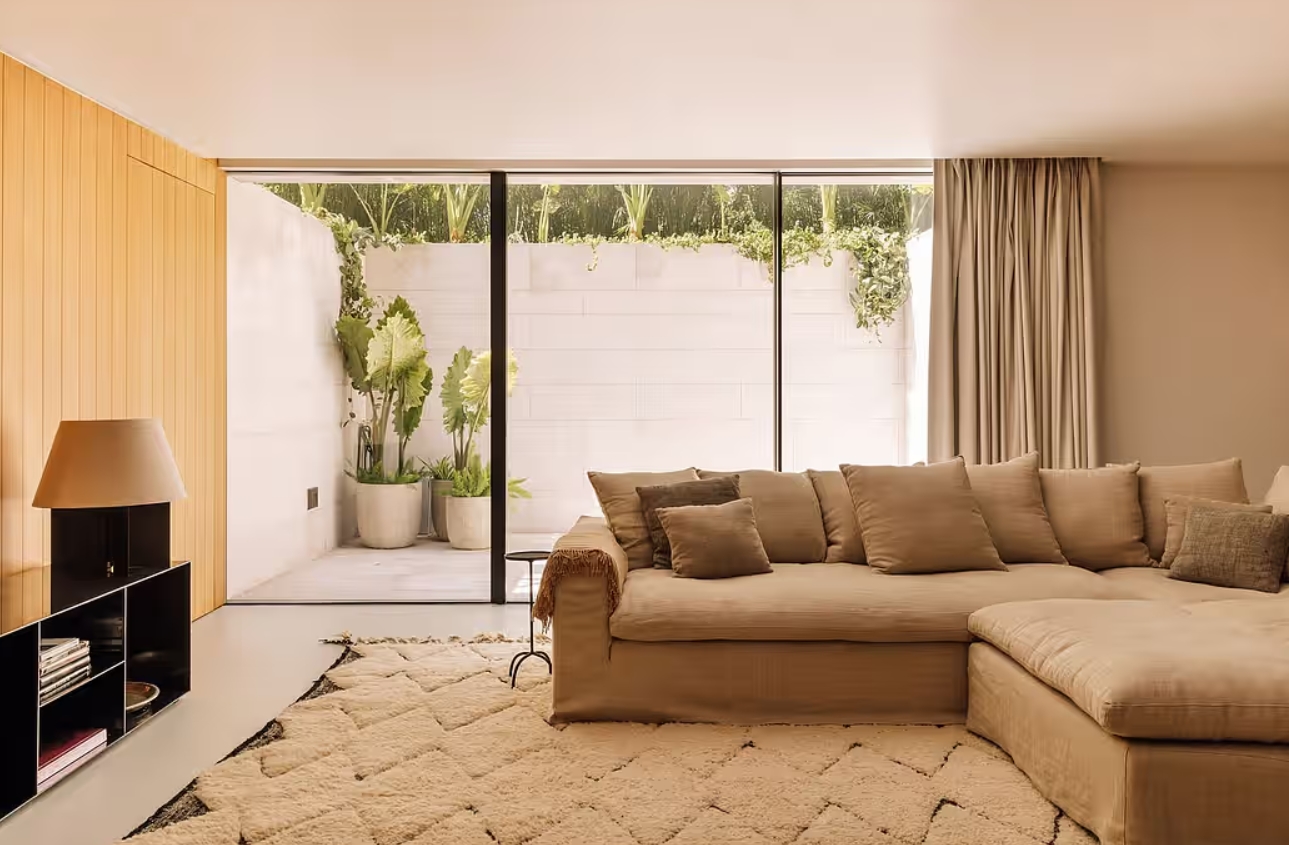 Portugal V shape architecture house sofa