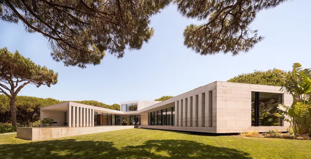 Portugal V shape architecture house