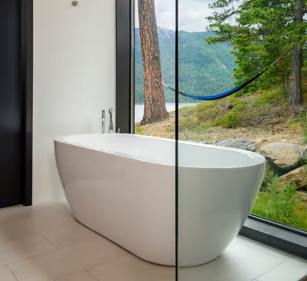 Roslyn WA United States Cabin bath