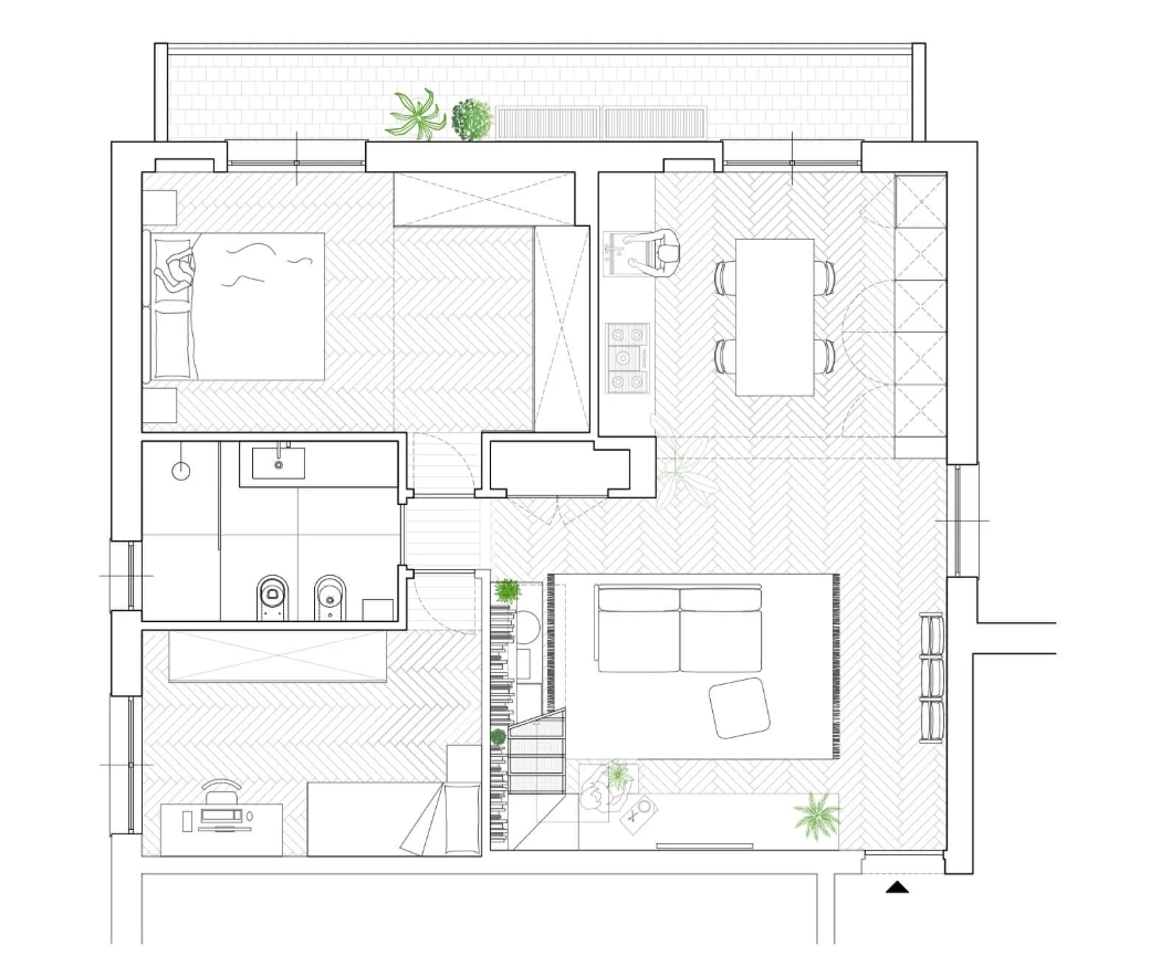 Small Casa Orlando from STUDIO D floor plan