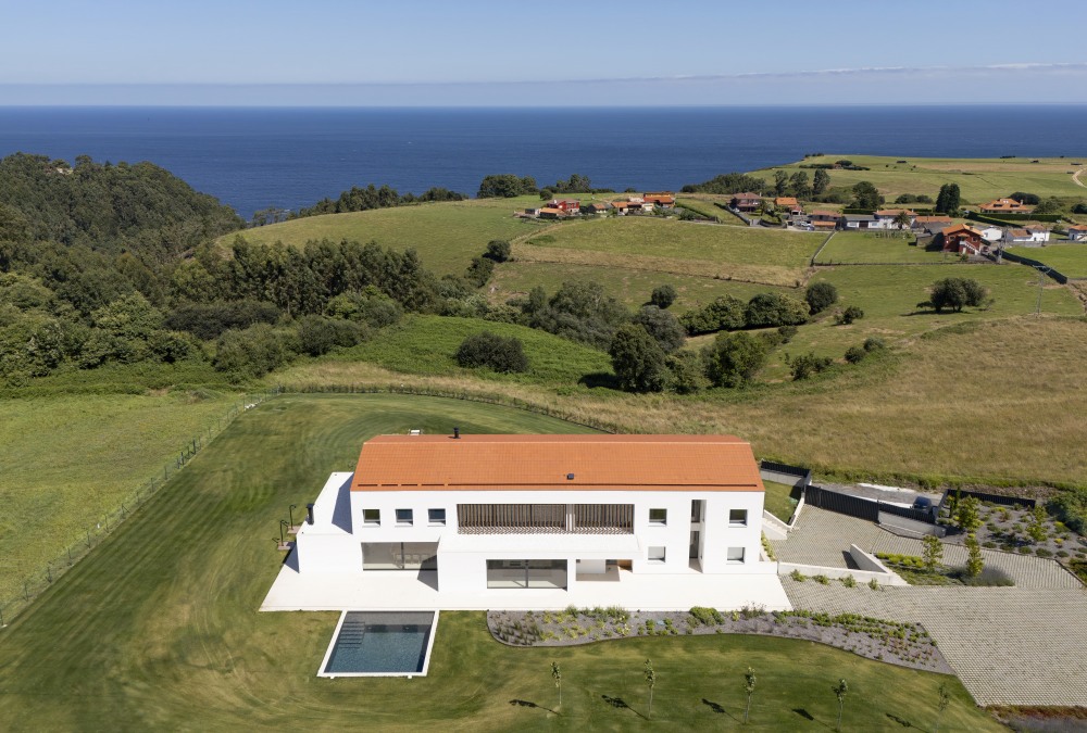 Spain Casa en Asturias aerial view