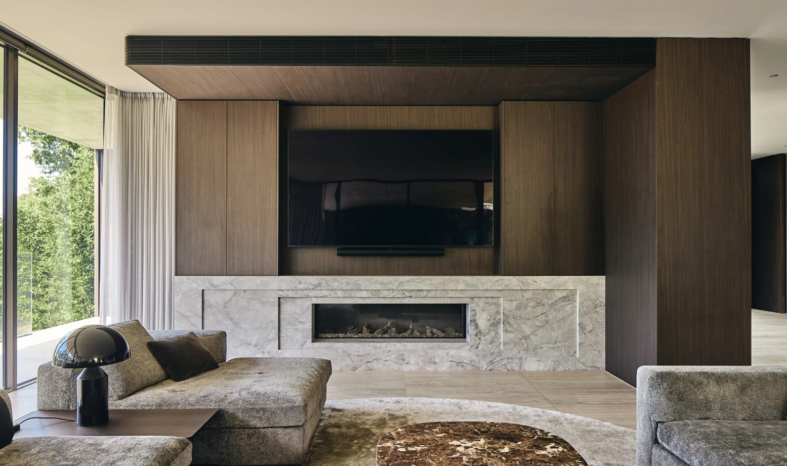 VILLA XXIII Architecture FGR Architects Living Room TV