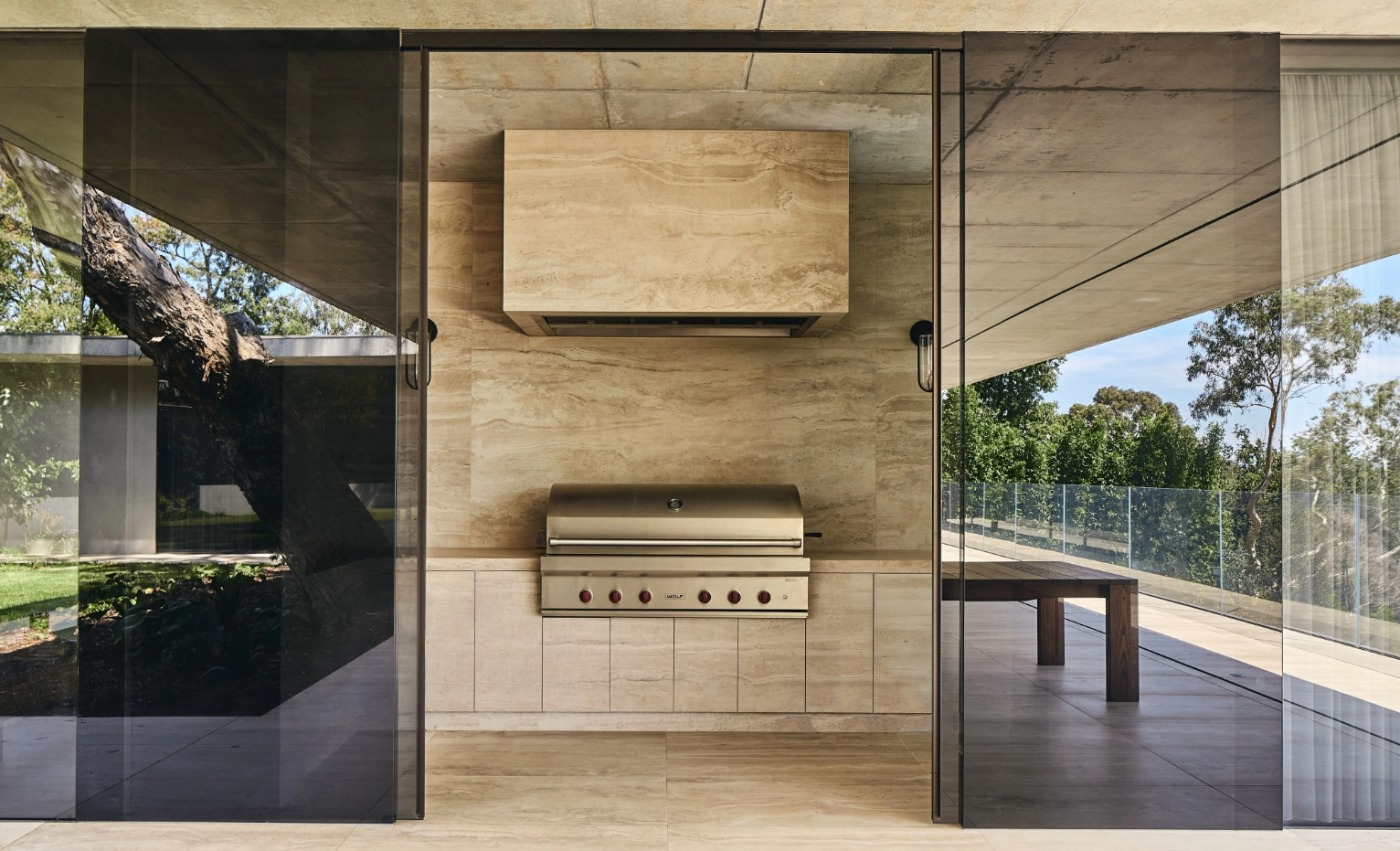 VILLA XXIII Architecture FGR Architects Outdoor Kitchen