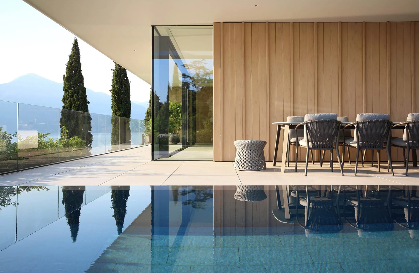 Villa Dellago Italy from Jacopo Mascheroni Dining Table on The Pool Area