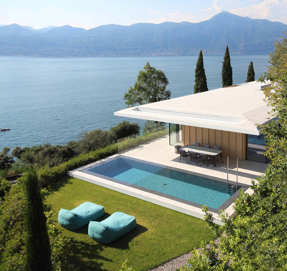 Villa Dellago Italy from Jacopo Mascheroni Landscape pool area