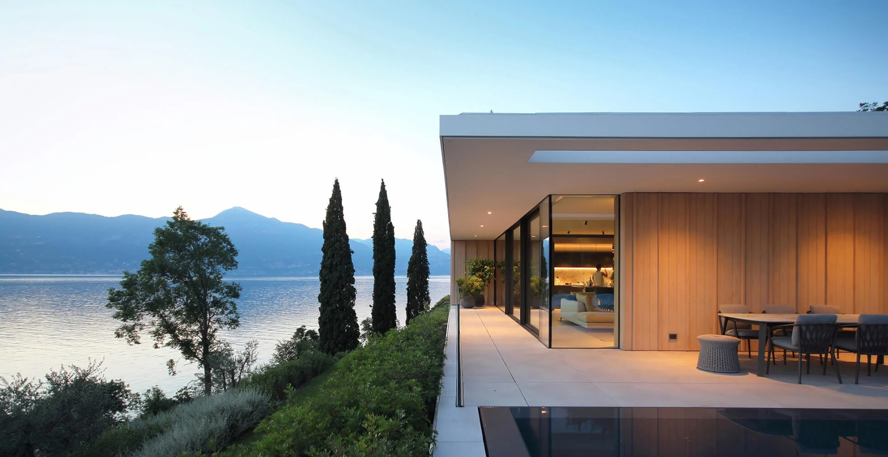 Villa Dellago Italy from Jacopo Mascheroni lake view