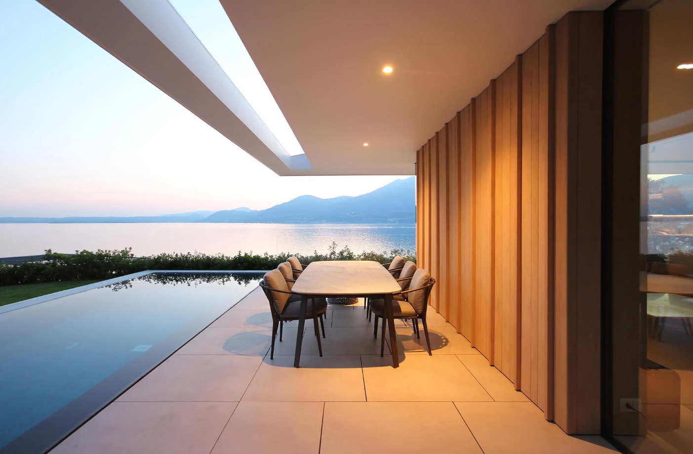 Villa Dellago Italy from Jacopo Mascheroni pool patio table