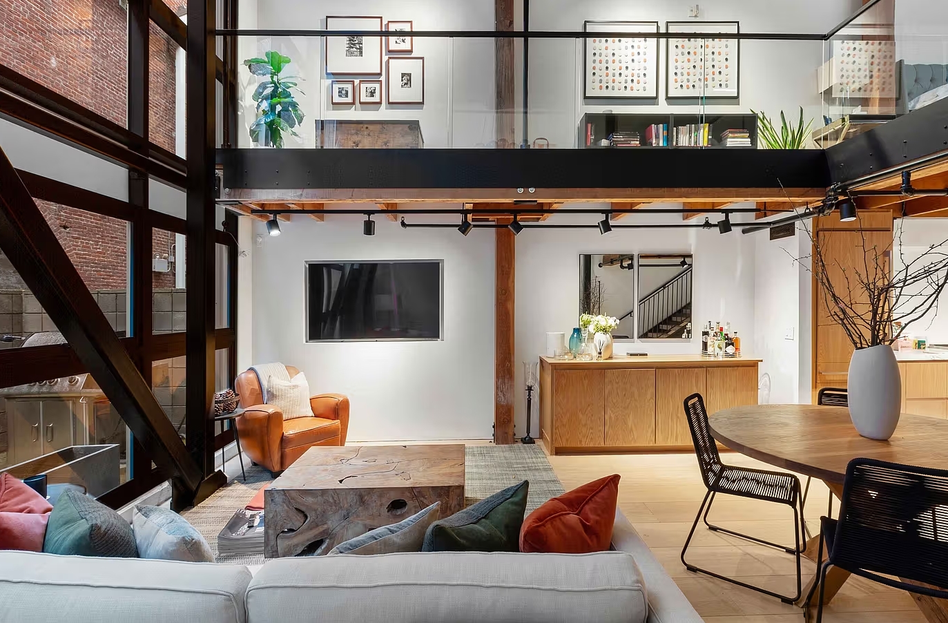 Warehouse loft design in San Francisco California living
