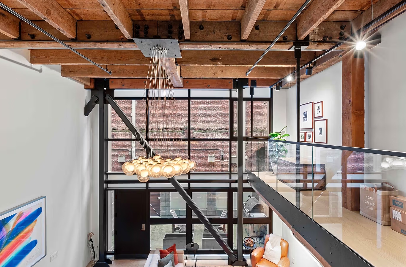 Warehouse loft design in San Francisco California upstairs