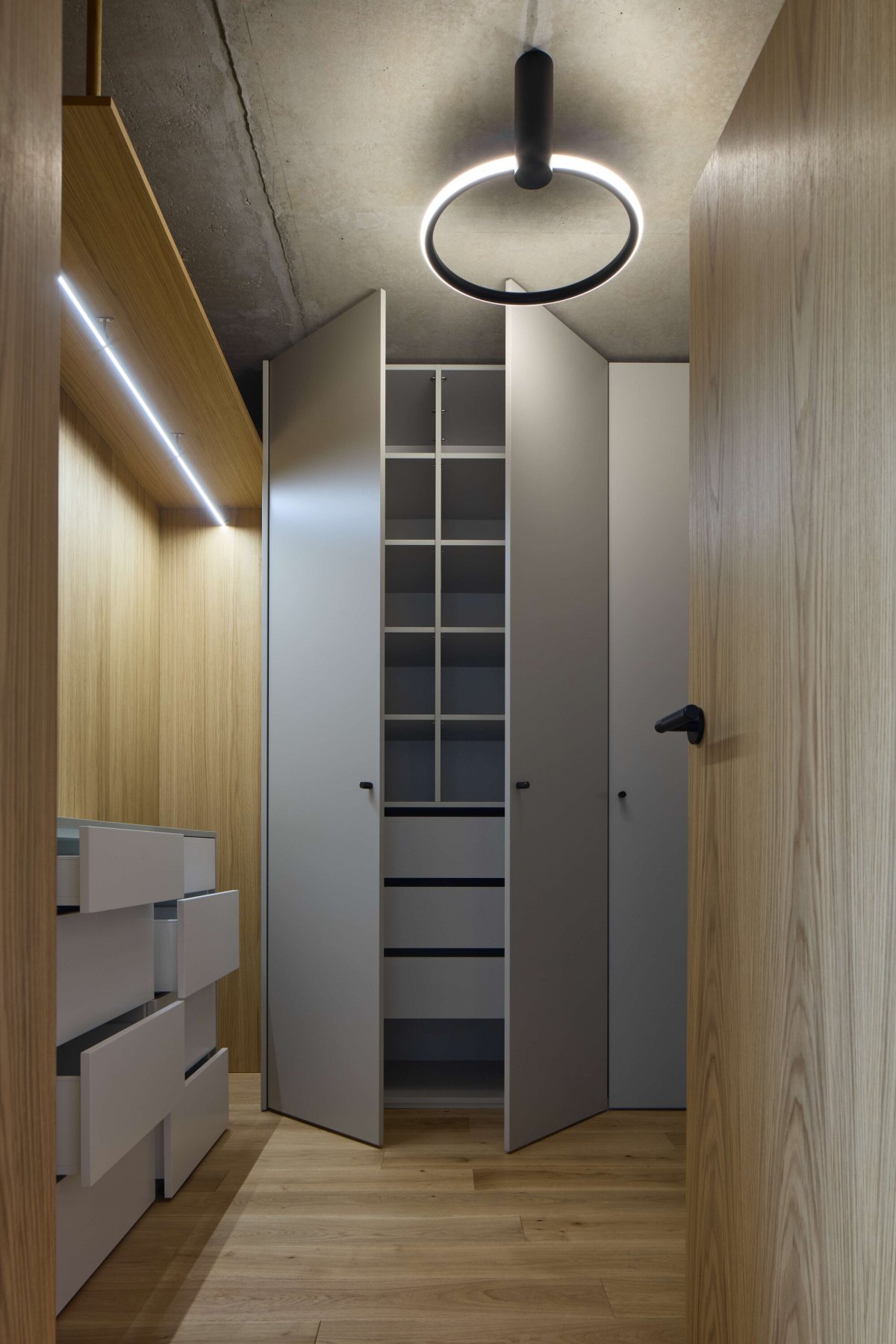 Above the Horizon Simple Apartment Decor closet