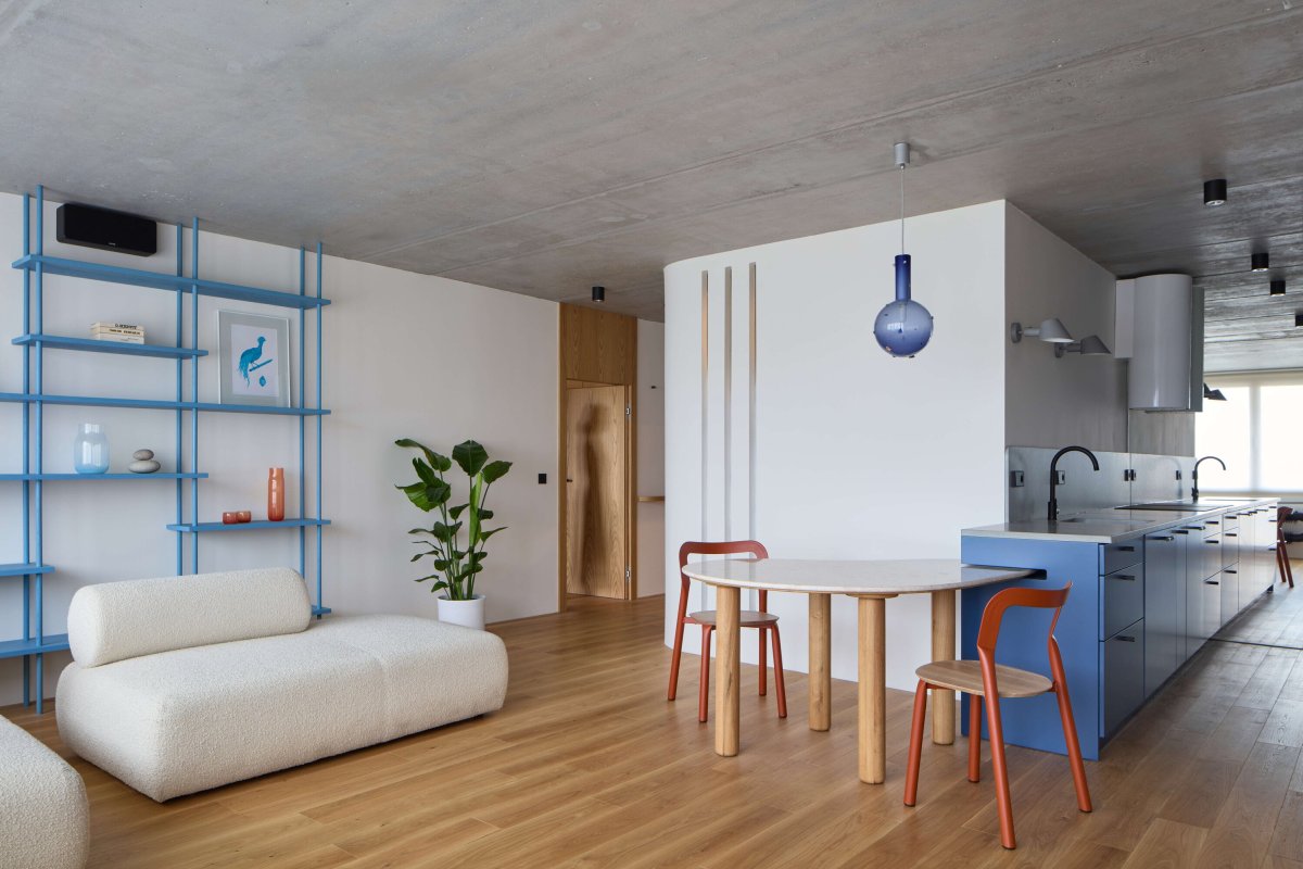 Above the Horizon Simple Apartment Decor kitchen and dining