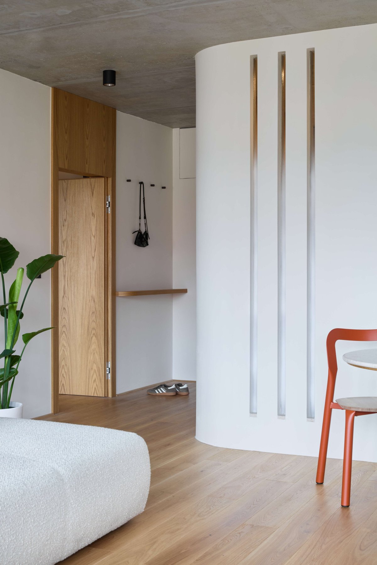 Above the Horizon Simple Apartment Decor wall stripes