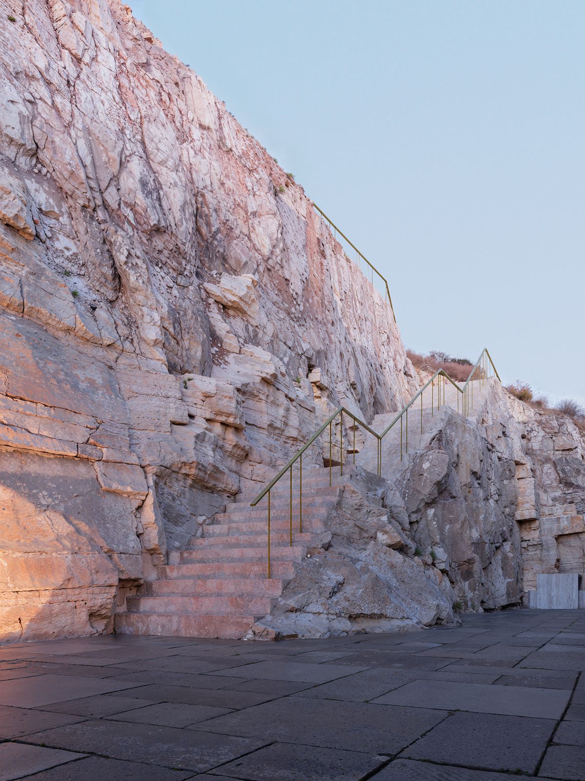 Albania Signature Vila Architecture rock stairs