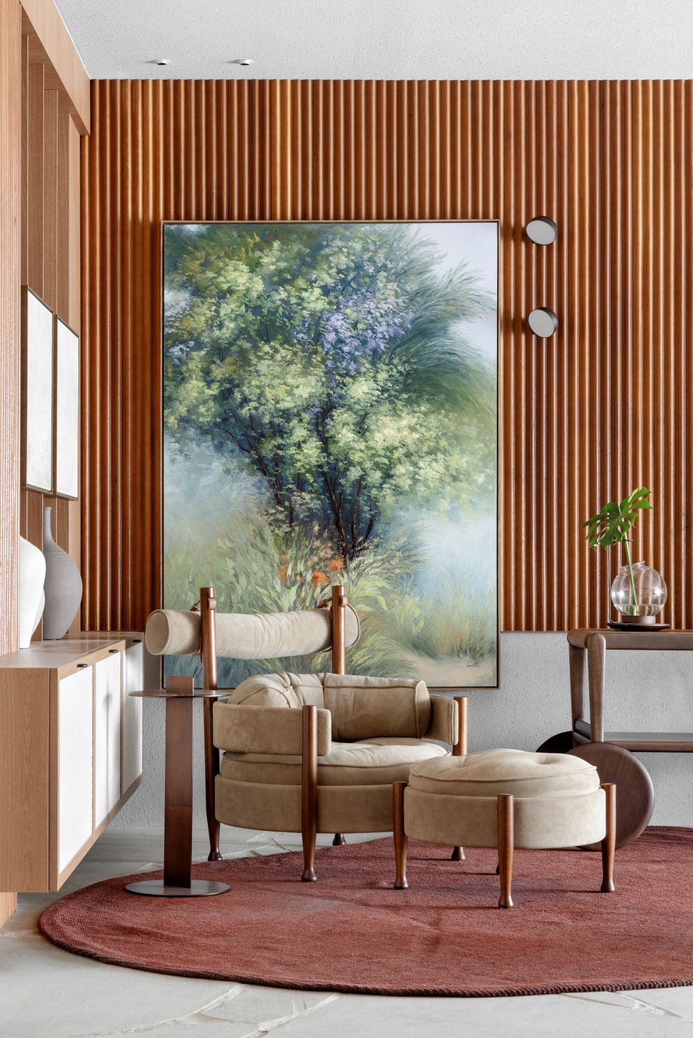 Brazil Apartment Intereior Design Living Accent Chair