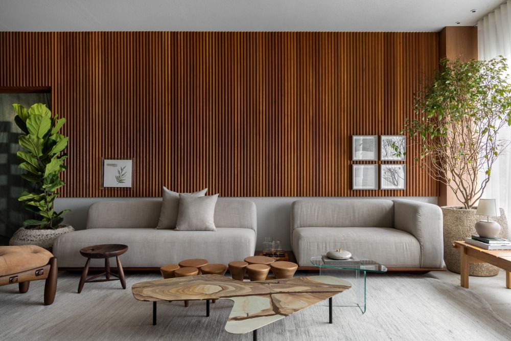 Brazil Apartment Intereior Design Living Sofa