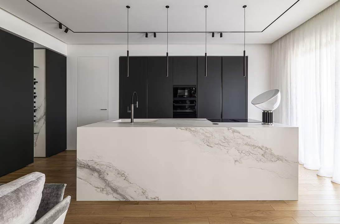 Clubdesign Architecture Studio Apartment interior design black and white