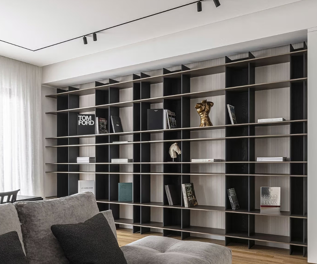 Clubdesign Architecture Studio Apartment interior design decor shelves living