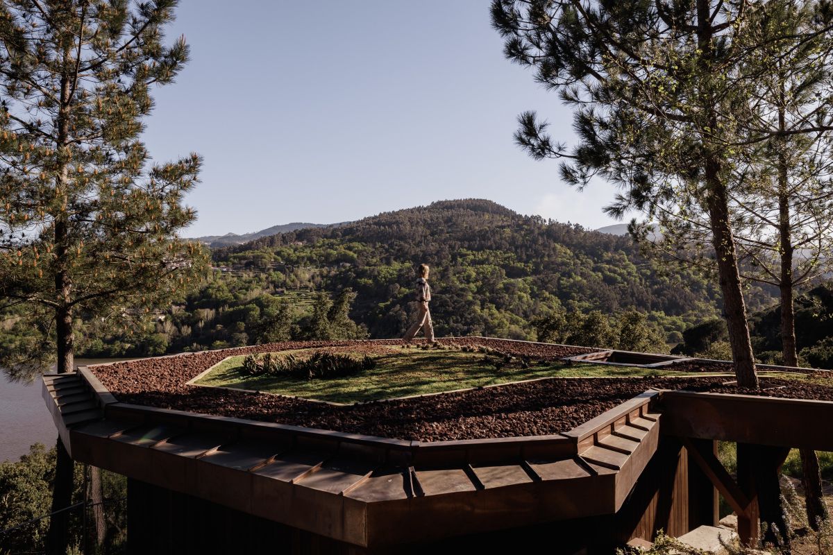 Douro Wood House MJARC Arquitectos Associados lda green roof