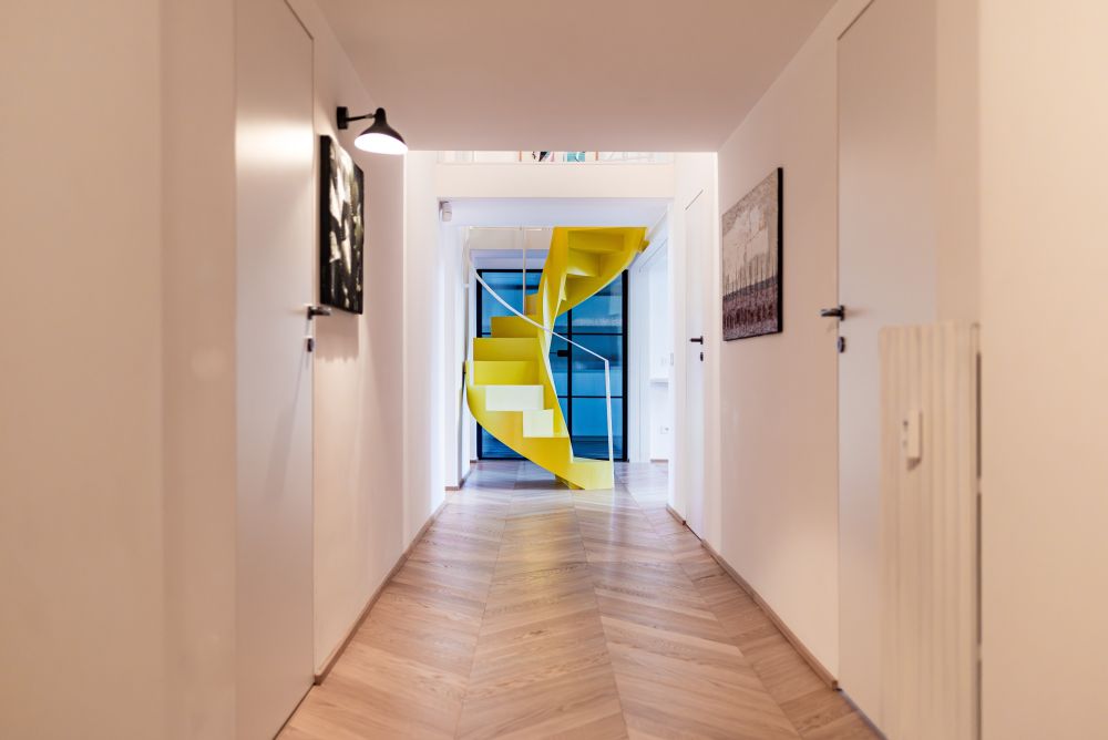 GR Apartment Interior design from 123ArchitectureOffice hallway