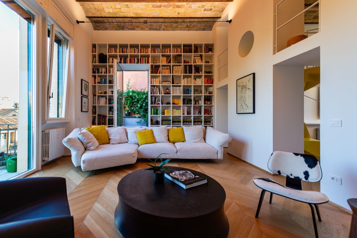 GR Apartment Interior design from 123ArchitectureOffice living area