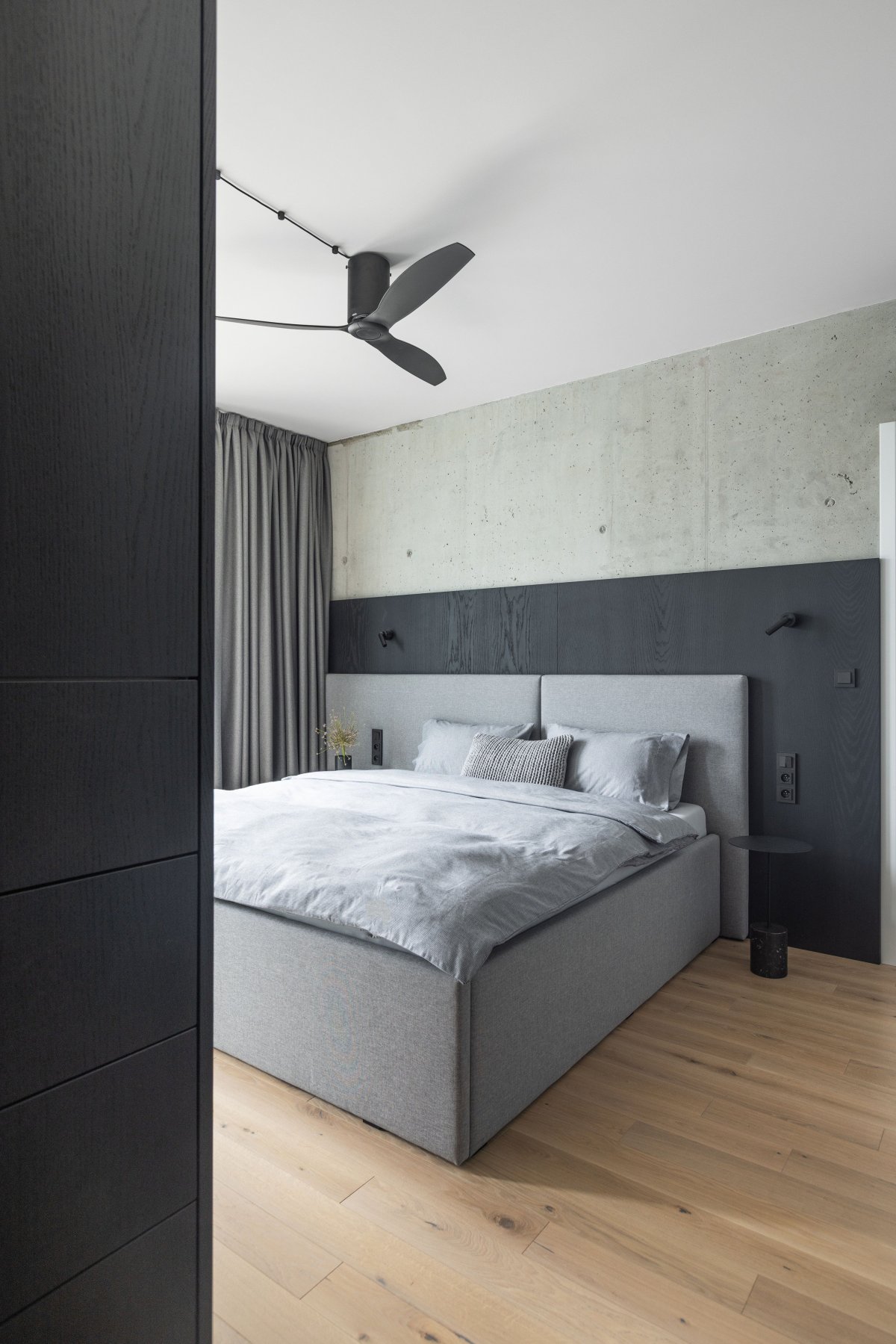 Industrial Calm Above the River Decor by MARINA NOVA SMLXL bedroom