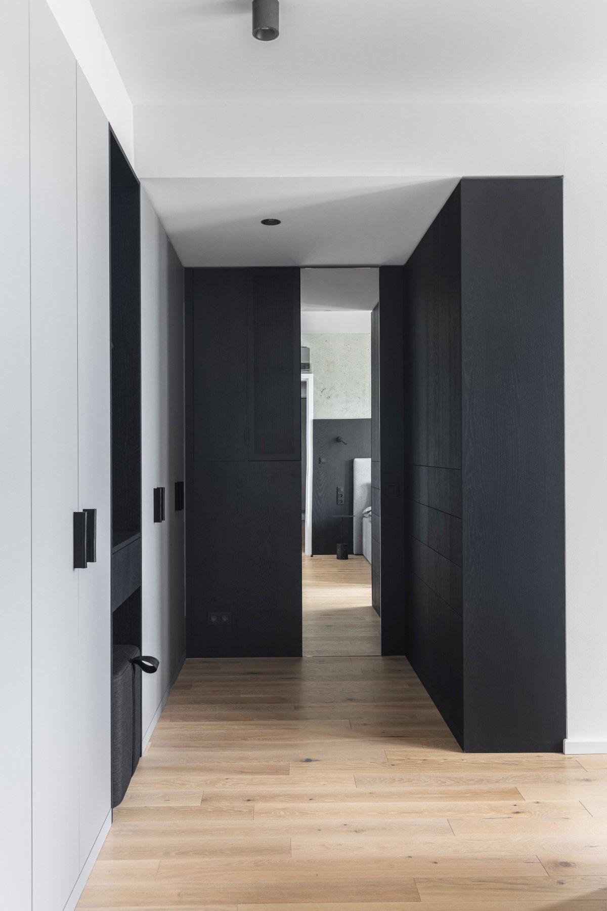 Industrial Calm Above the River Decor by MARINA NOVA SMLXL hallway