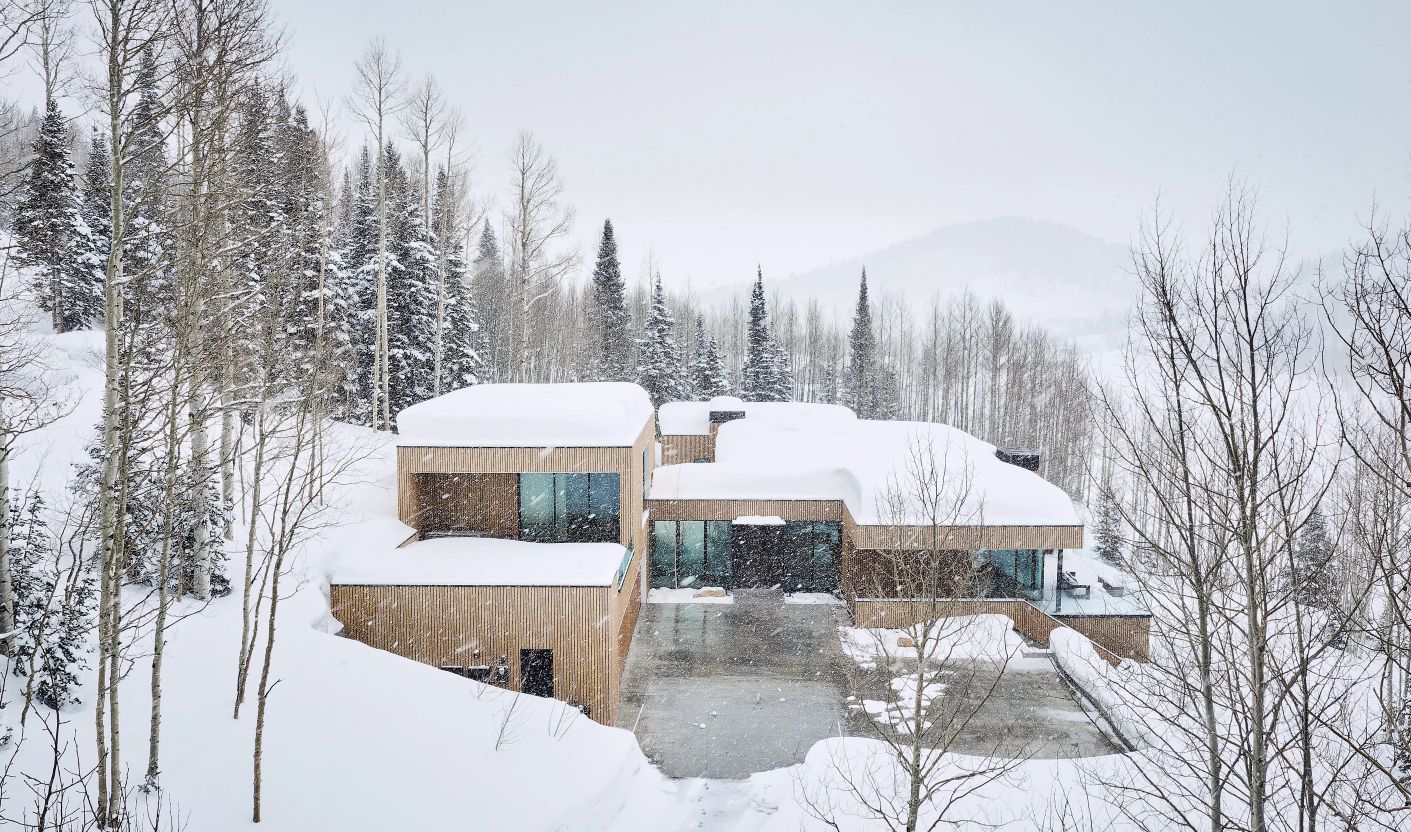 Nest Mountain Modern Cabin Architecture