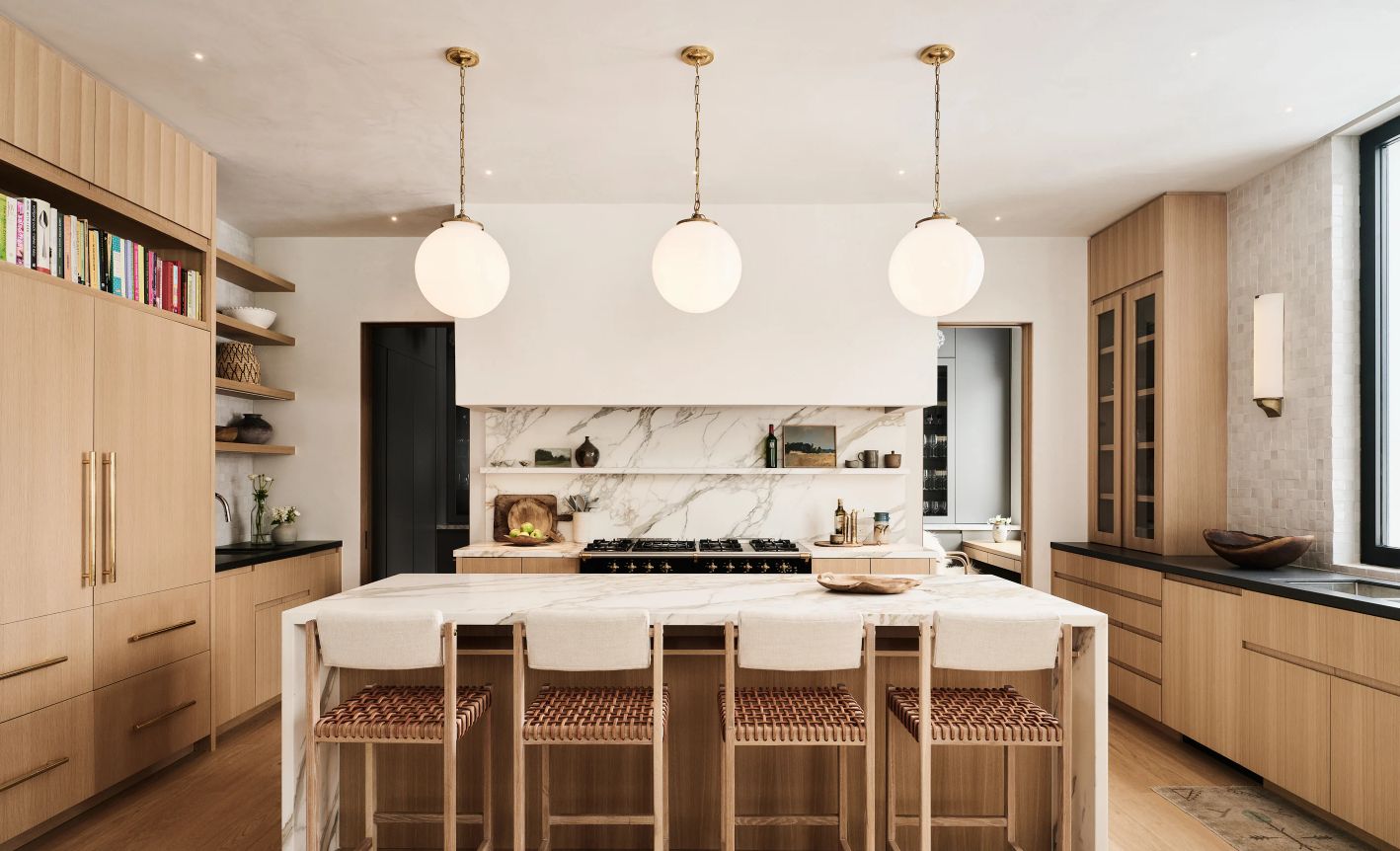 Nest Mountain Modern Cabin Kitchen