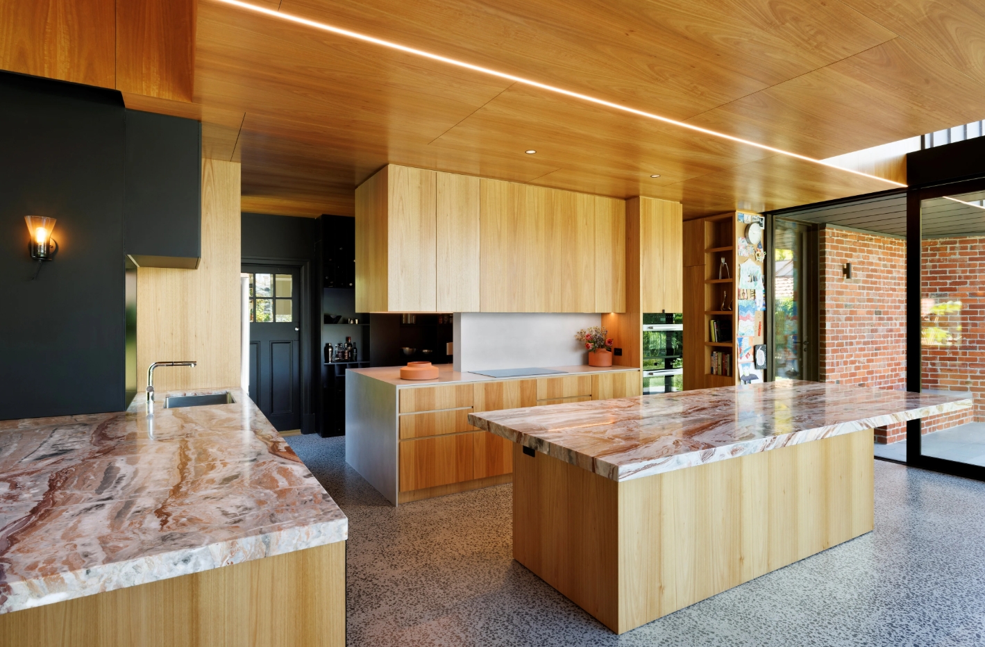 Red Brick House Architecture Australia kitchen decor