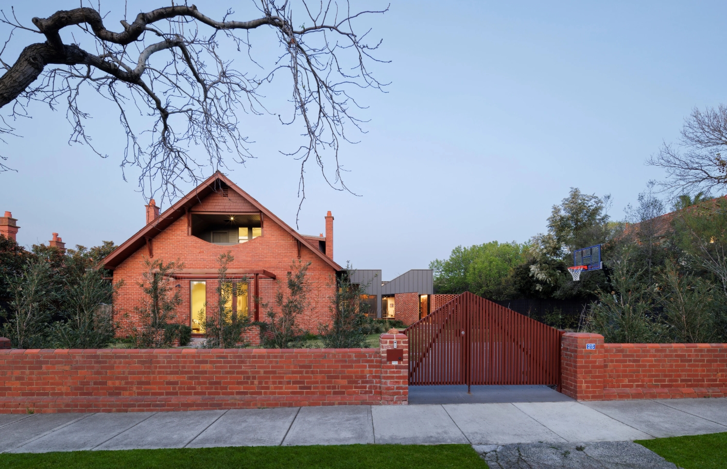 Red Brick House Architecture Australia street view