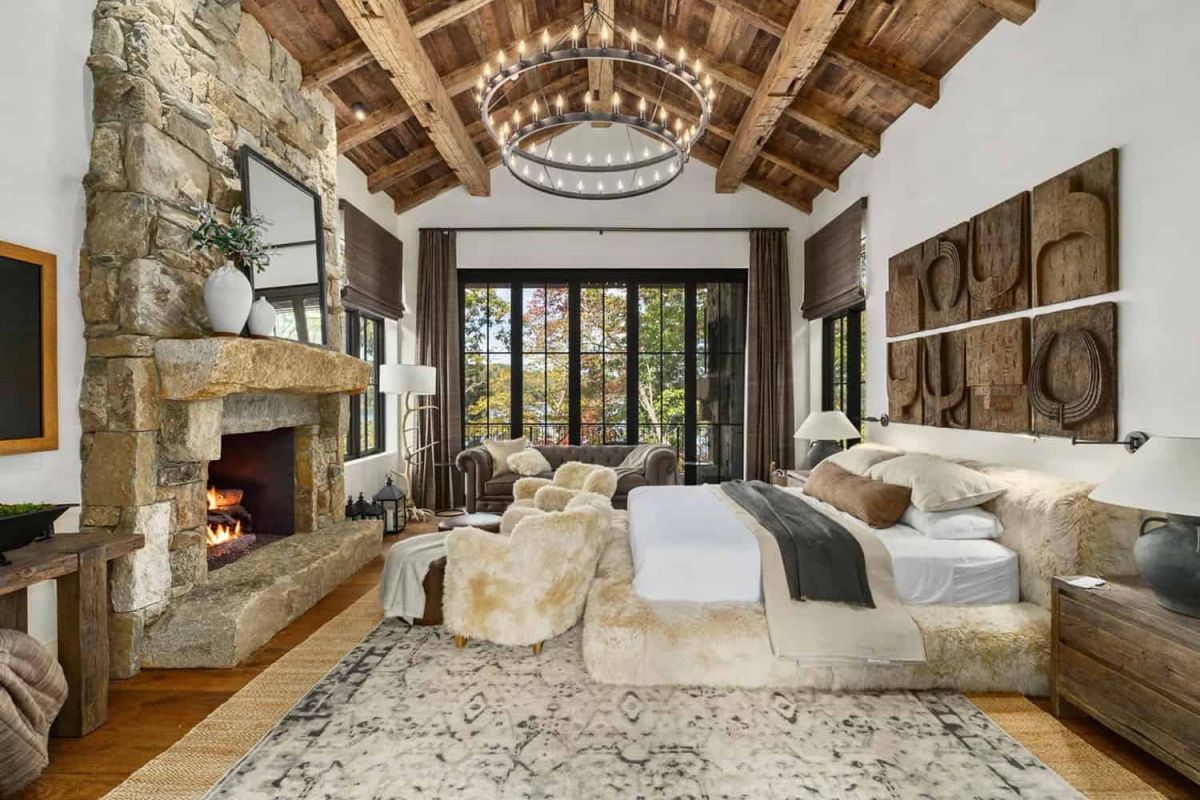 Ridgeline Design Studio Rustic Modern Dream Home South Carolina bedroom