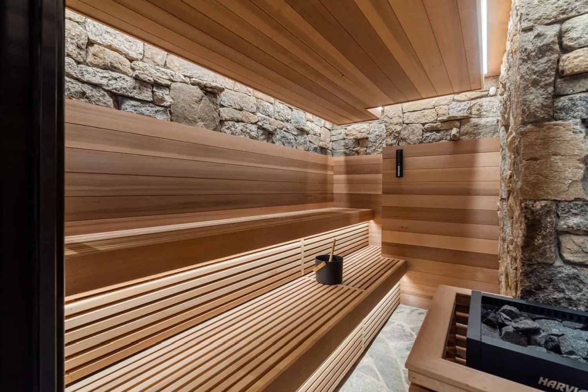 Ridgeline Design Studio Rustic Modern Dream Home South Carolina sauna