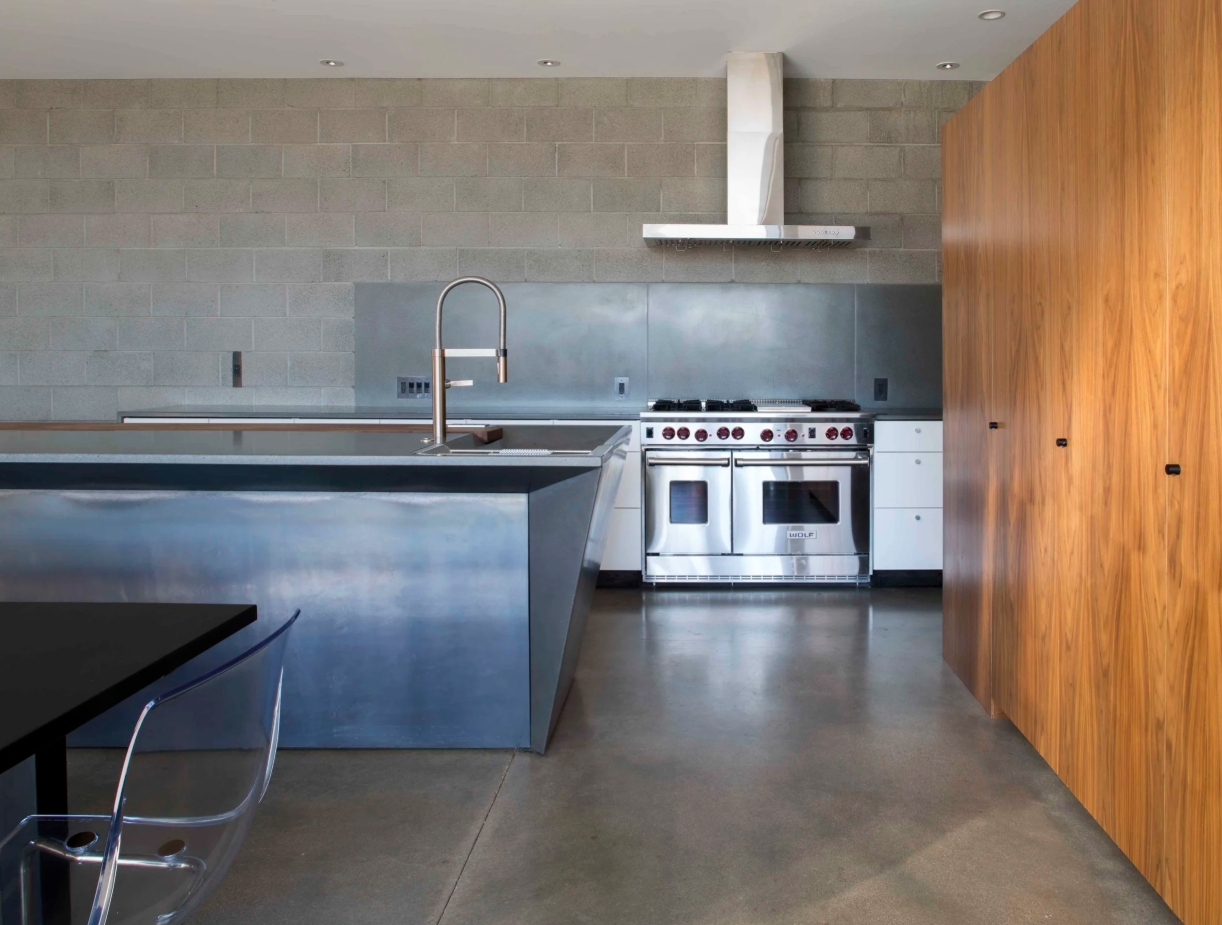 Staab Residence Kitchen with industial design