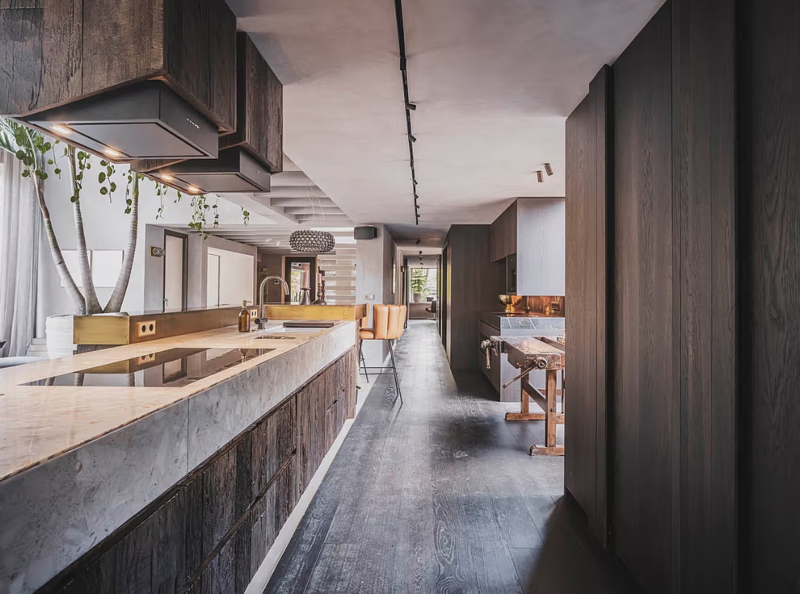 Villa in the Park by Jeroen de Nijs Kitchen Design