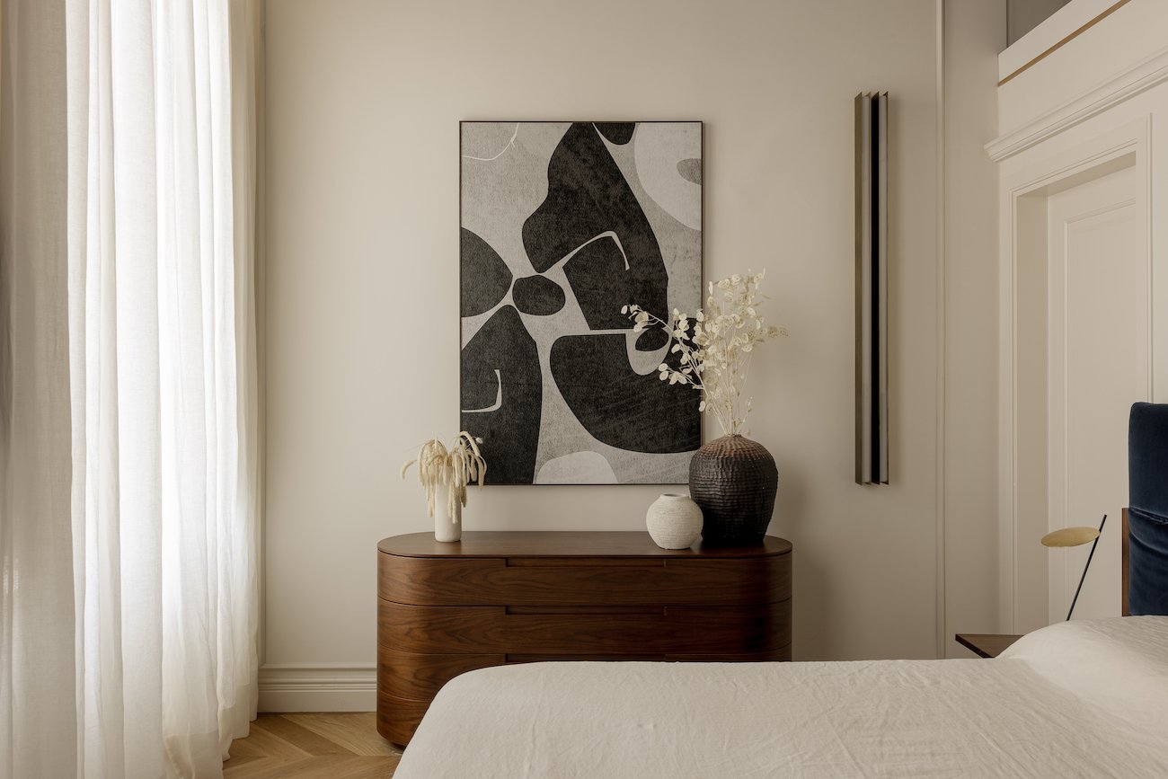 Casa A Florence Interior Design bedroom cabinet