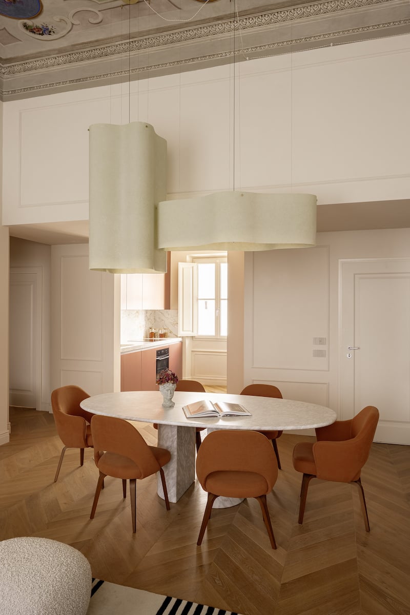 Casa A Florence Interior Design chairs for dining area